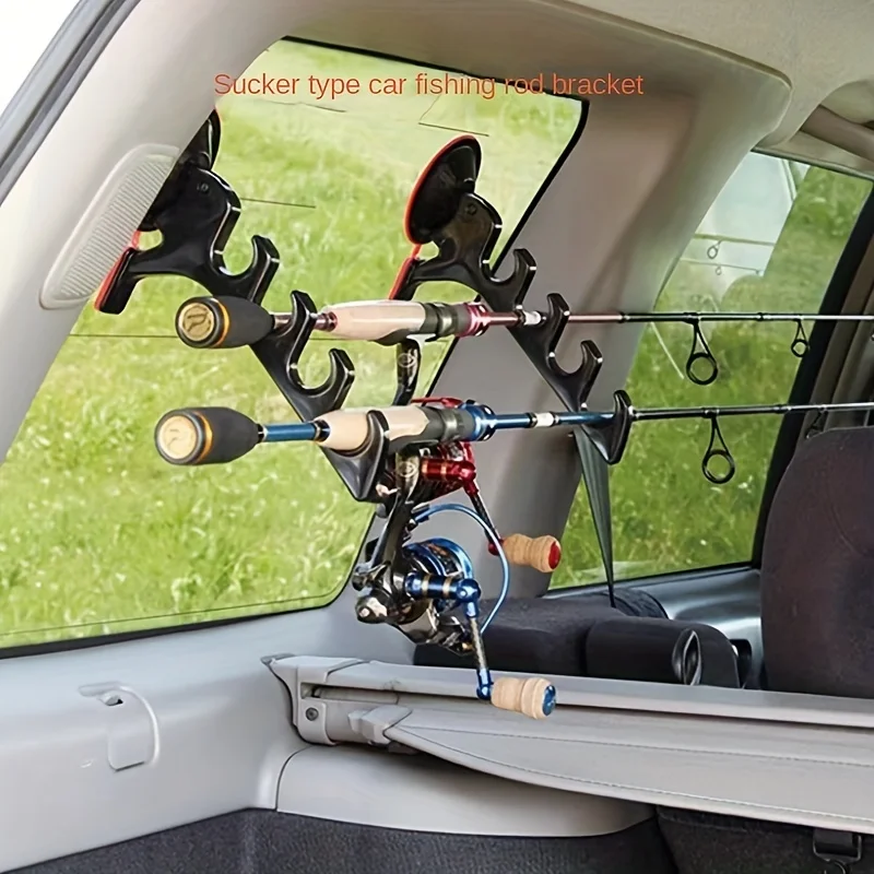Fishing Line Dispenser - 1/2pcs Fishing Rod Holder Car Mounted